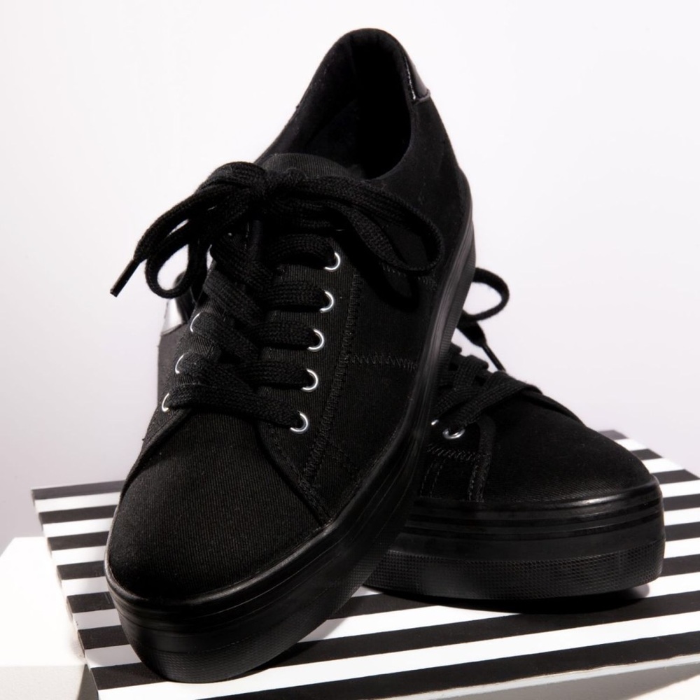 No Name Plato M Platform Sneakers - Black (35/5)